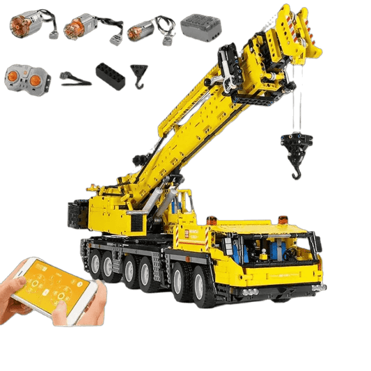  MOC RC Remote-Controlled MOULD KING GMK Mobile Crane Building Blocks Set -  ToylandEU™