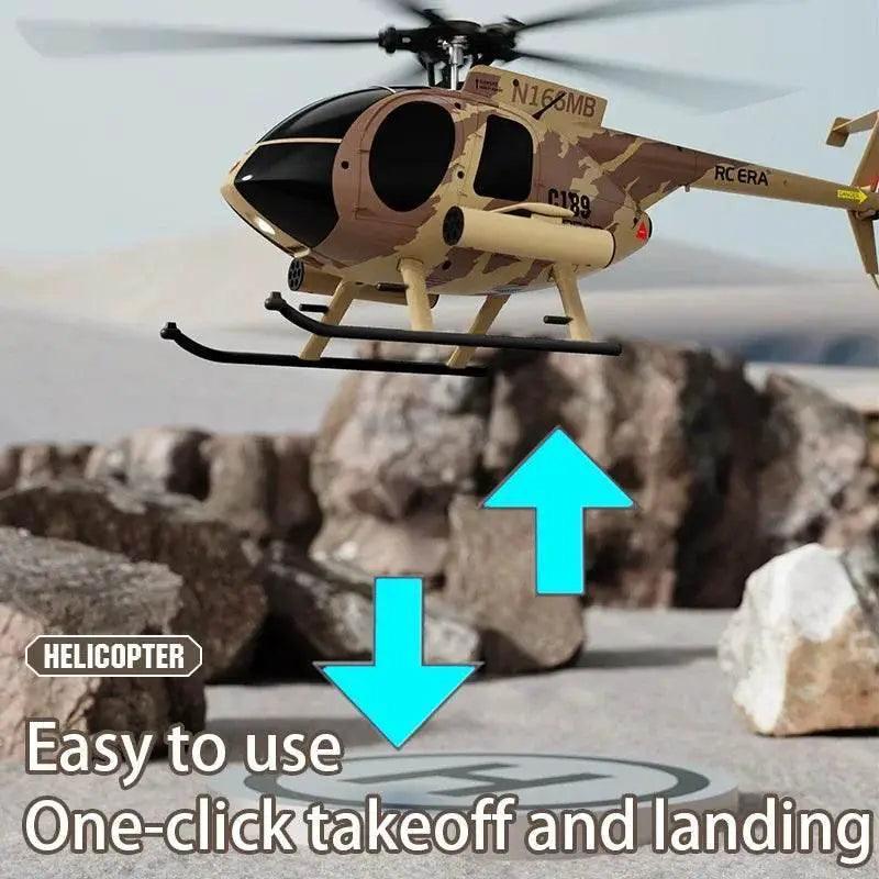  RC RC 1:28 C189 Brushless Dual-Motor Remote Helicopter with 6-Axis Gyro and One-Click Takeoff/Landing -  ToylandEU™