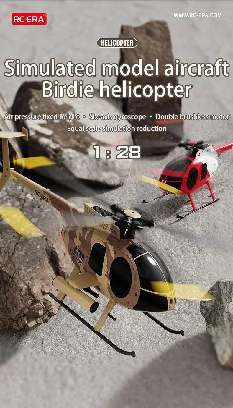  RC RC 1:28 C189 Brushless Dual-Motor Remote Helicopter with 6-Axis Gyro and One-Click Takeoff/Landing -  ToylandEU™
