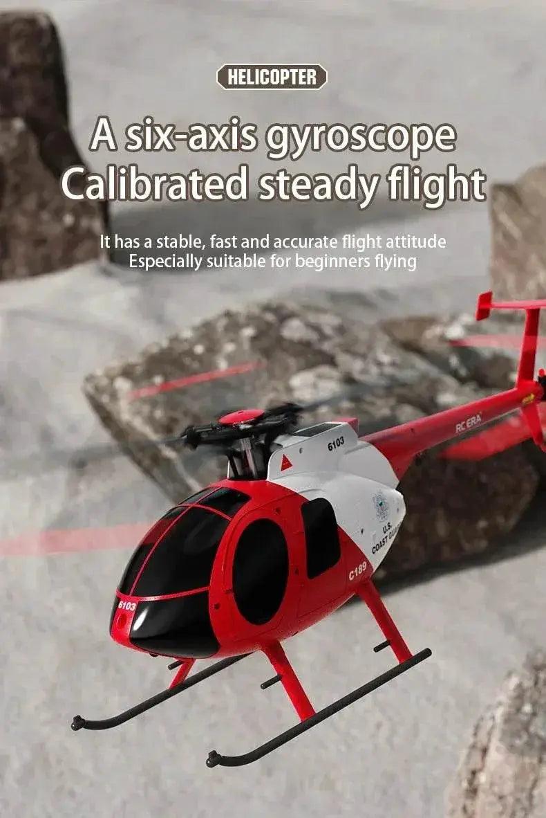  RC RC 1:28 C189 Brushless Dual-Motor Remote Helicopter with 6-Axis Gyro and One-Click Takeoff/Landing -  ToylandEU™