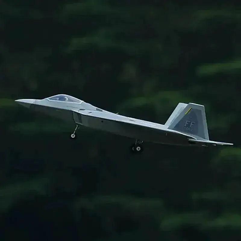  RC RC F-22 Raptor 4s Electric Remote Control Airplane Toy - 40mm Twin Engine Model -  ToylandEU™