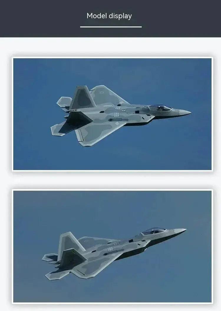  RC RC F-22 Raptor 4s Electric Remote Control Airplane Toy - 40mm Twin Engine Model -  ToylandEU™