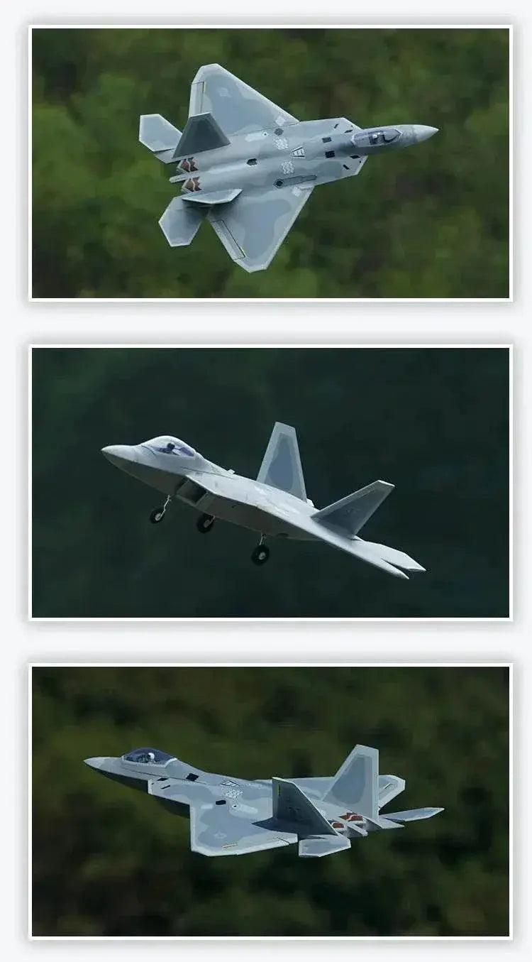  RC RC F-22 Raptor 4s Electric Remote Control Airplane Toy - 40mm Twin Engine Model -  ToylandEU™