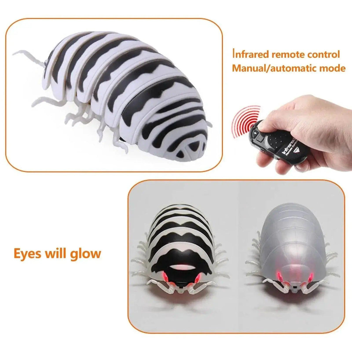  RC Remote Control Pillbug Robot: Hilarious Prank Toy for Kids & Adults -  ToylandEU™