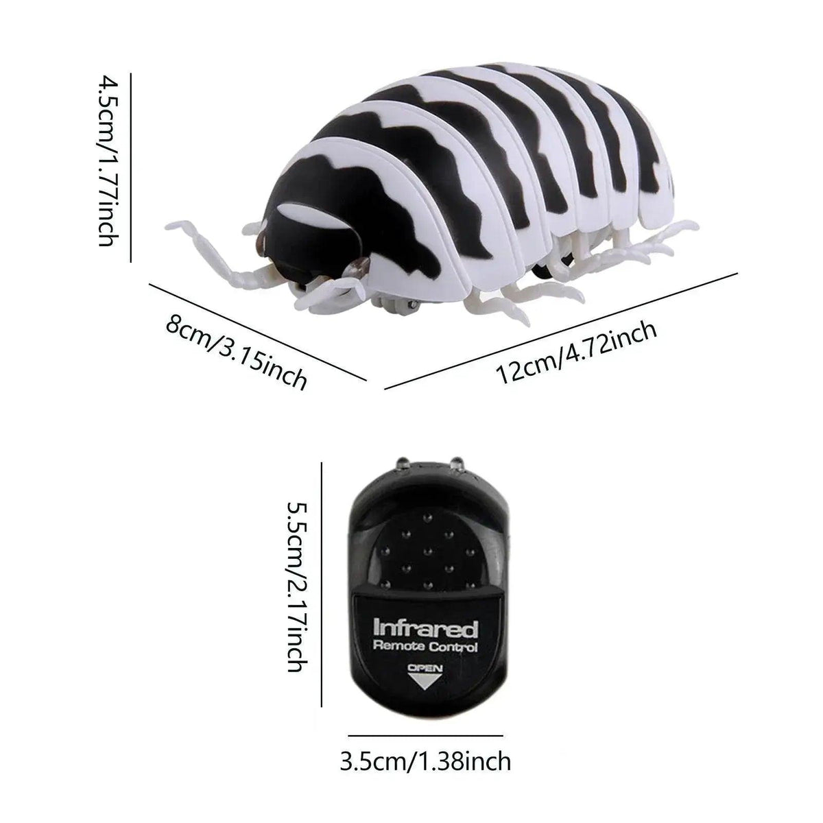  RC Remote Control Pillbug Robot: Hilarious Prank Toy for Kids & Adults -  ToylandEU™