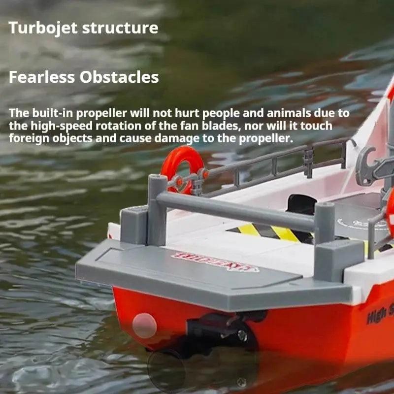 RC 1/32 Scale Remote Control Rescue Tugboat - High-Speed Brushless Charging Toy for Ages 14+ -  ToylandEU™