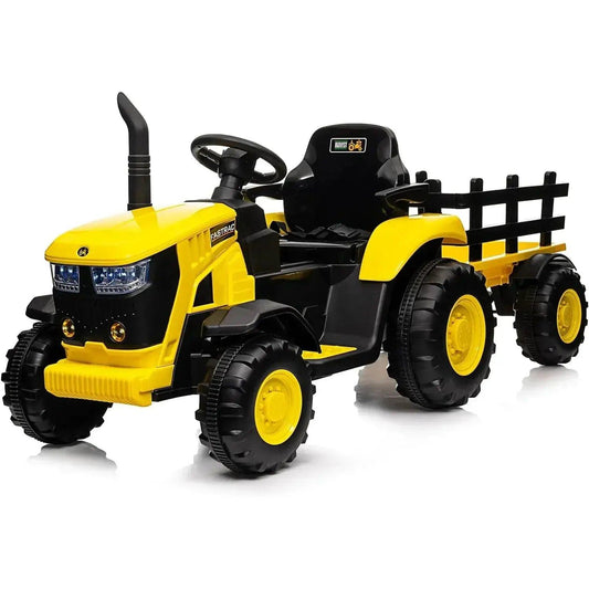  Remote Control Ride On Tractor For Kids Bluetooth Music -  ToylandEU™