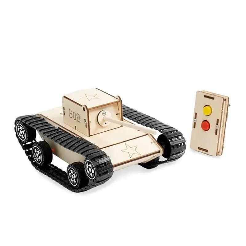  Remote Control Stem Educational Toy Tank Model Science Wooden Steam DIY Puzzle Aids -  ToylandEU™