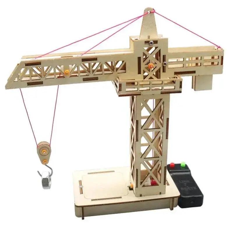  Remote Control Tower Crane Lifting Crane DIY Models and Building Toy Science Education Model Toy for Children Gift -  ToylandEU™
