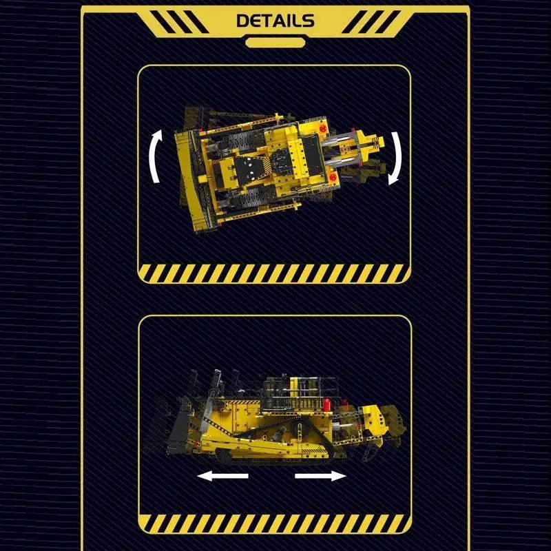  RC Remote-Controlled Bulldozer Building Kit - Ideal Gift for Future Engineers -  ToylandEU™