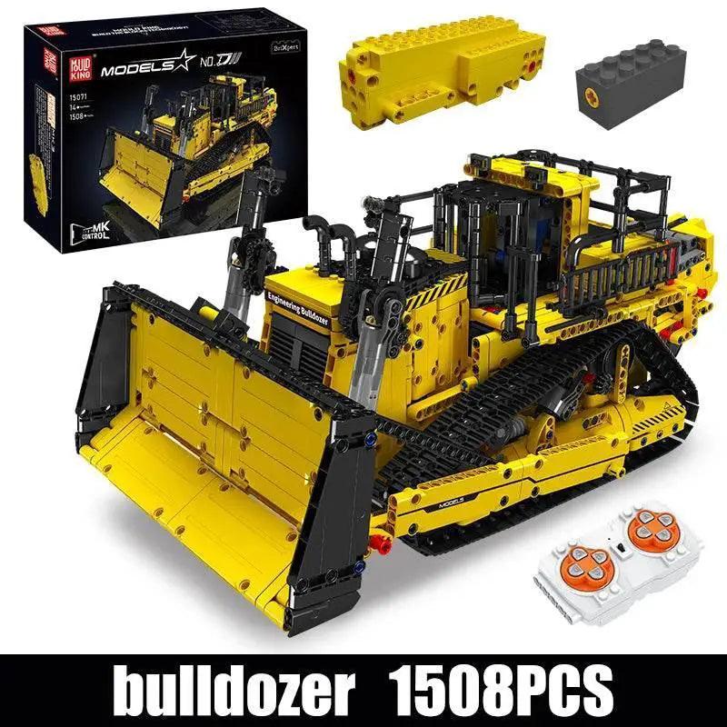  RC Remote-Controlled Bulldozer Building Kit - Ideal Gift for Future Engineers -  ToylandEU™