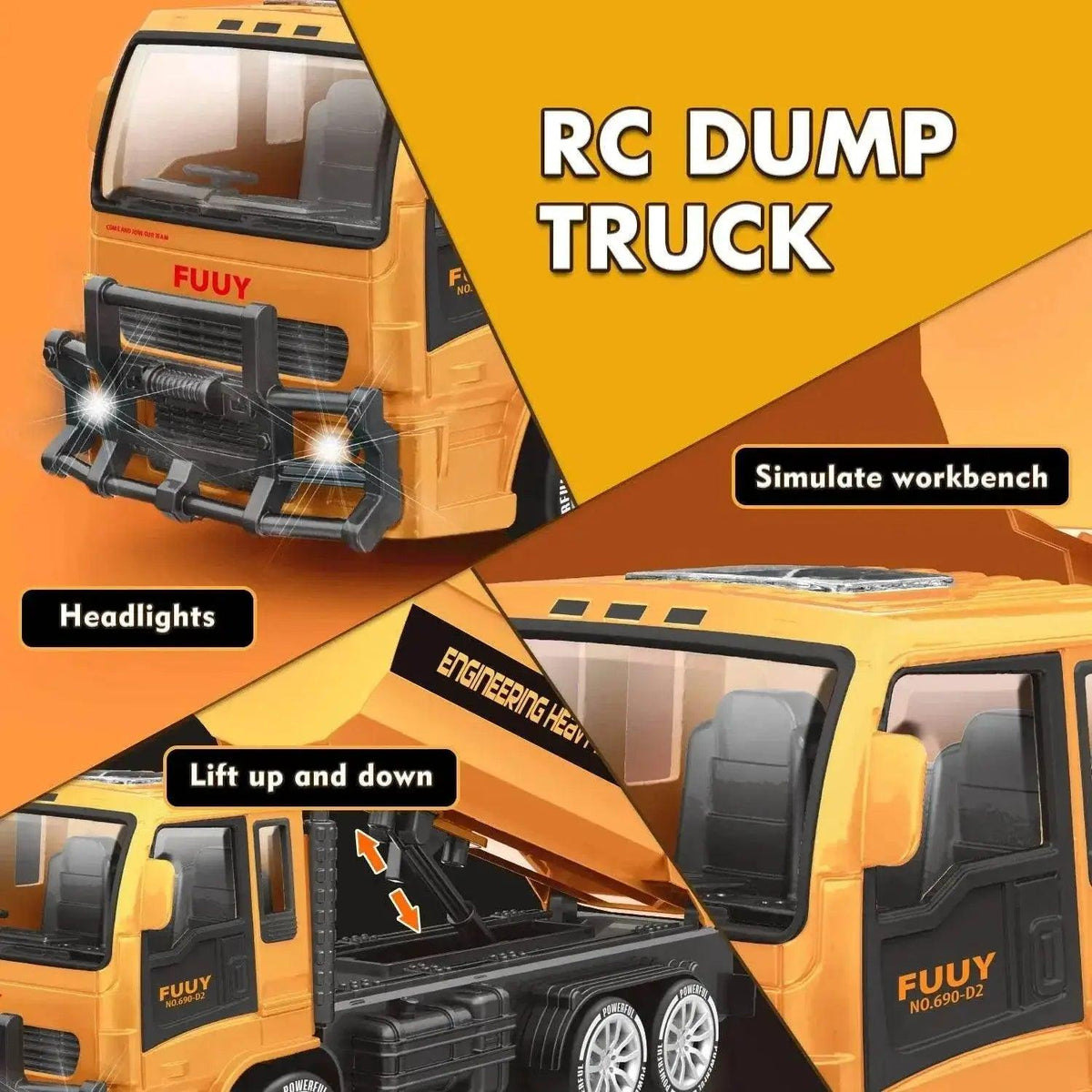  RC Remote-Controlled Electric Crane Toy - Ideal for Young Engineers! -  ToylandEU™