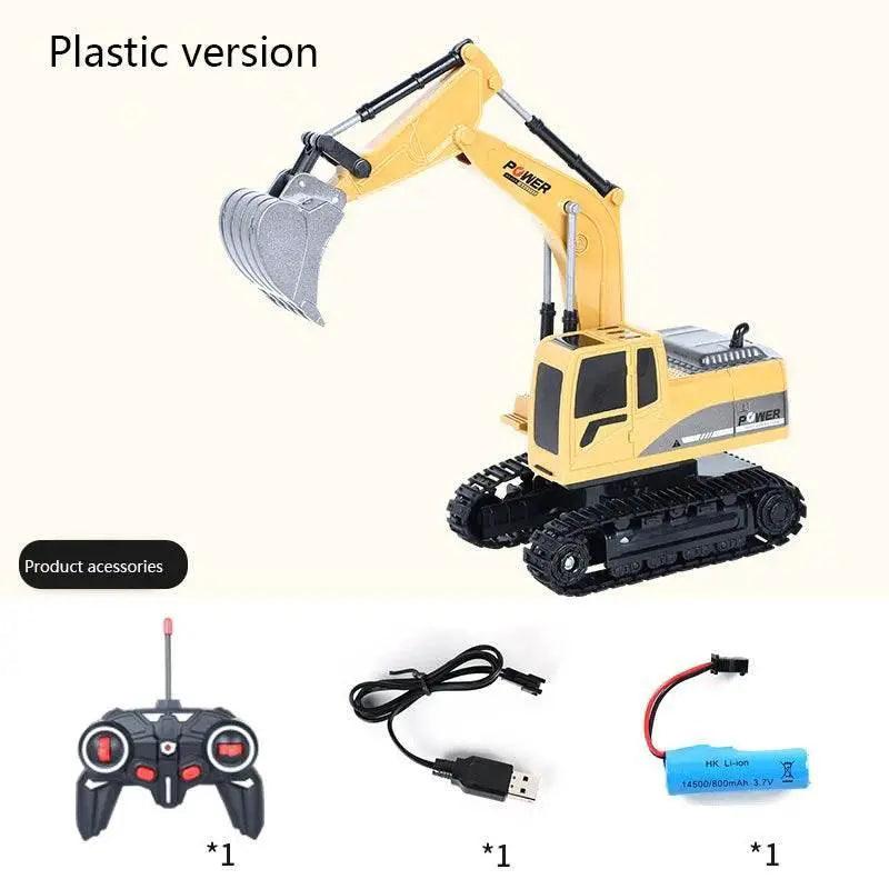  RC 1:24 Remote-Controlled Excavator & Bulldozer Set - Kids' Engineering Fun -  ToylandEU™