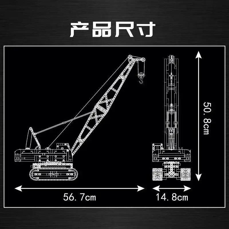  RC Remote-Controlled Liebherr Crawler Crane Building Set for Kids & Teens -  ToylandEU™