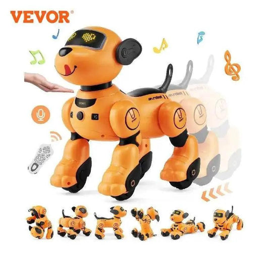  RC VEVOR Interactive Programmable Robotic Dog Toy for Kids - Singing, Dancing, and Remote Control Fun for Ages 3+ -  ToylandEU™