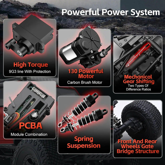  WLtoys 184023 RC Offroad 4x4 Gear Switchable Speed -  ToylandEU™