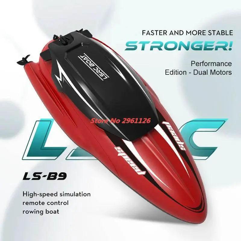  RC 25KM/H Waterproof Rechargeable Electric Remote Control Speedboat - 100M Range, 30 Min Flight Time, Ideal Summer Water Toy for Ages 14+ -  ToylandEU™