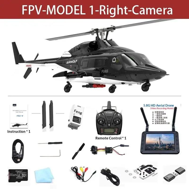  Yuxiang F02V Airwolf RC Helicopter Brushless 6 Channel -  ToylandEU™