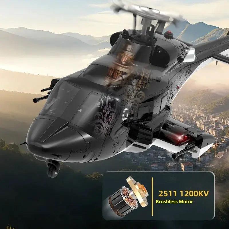  Yuxiang F02V Airwolf RC Helicopter Brushless 6 Channel -  ToylandEU™