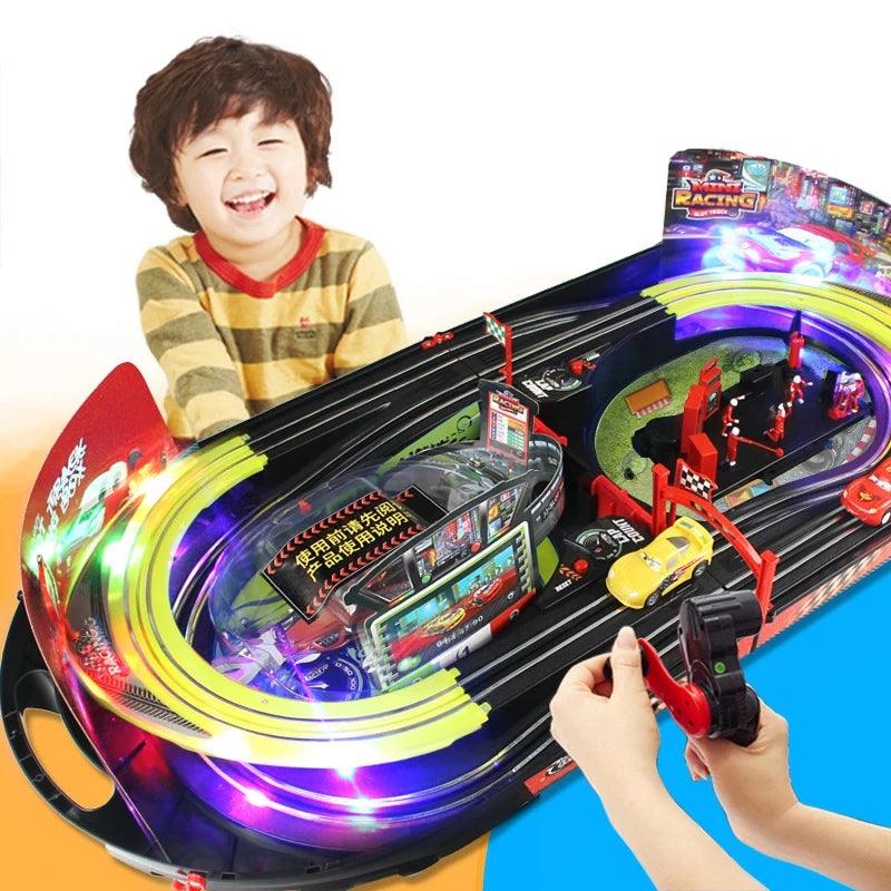 RC Track Car | LED Headlights | Toylandeu™