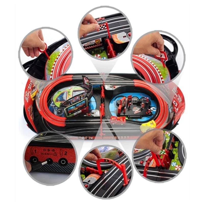 RC Track Car | LED Headlights | Toylandeu™
