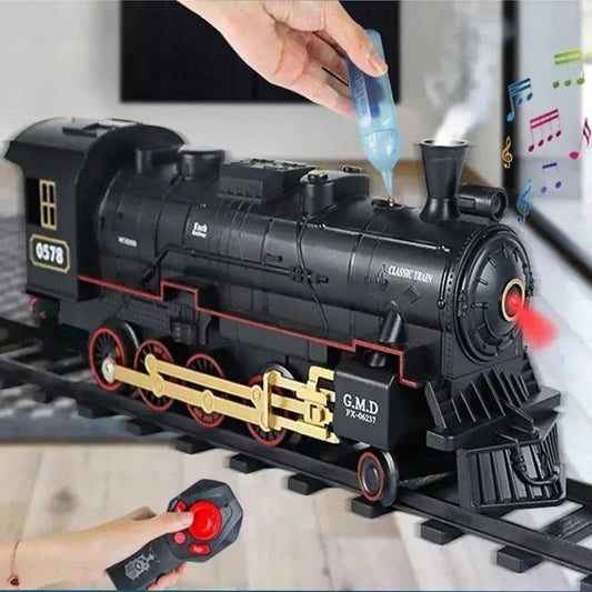  RC Train Toy Remote Control Stepless Speed Realistic Play -  ToylandEU™