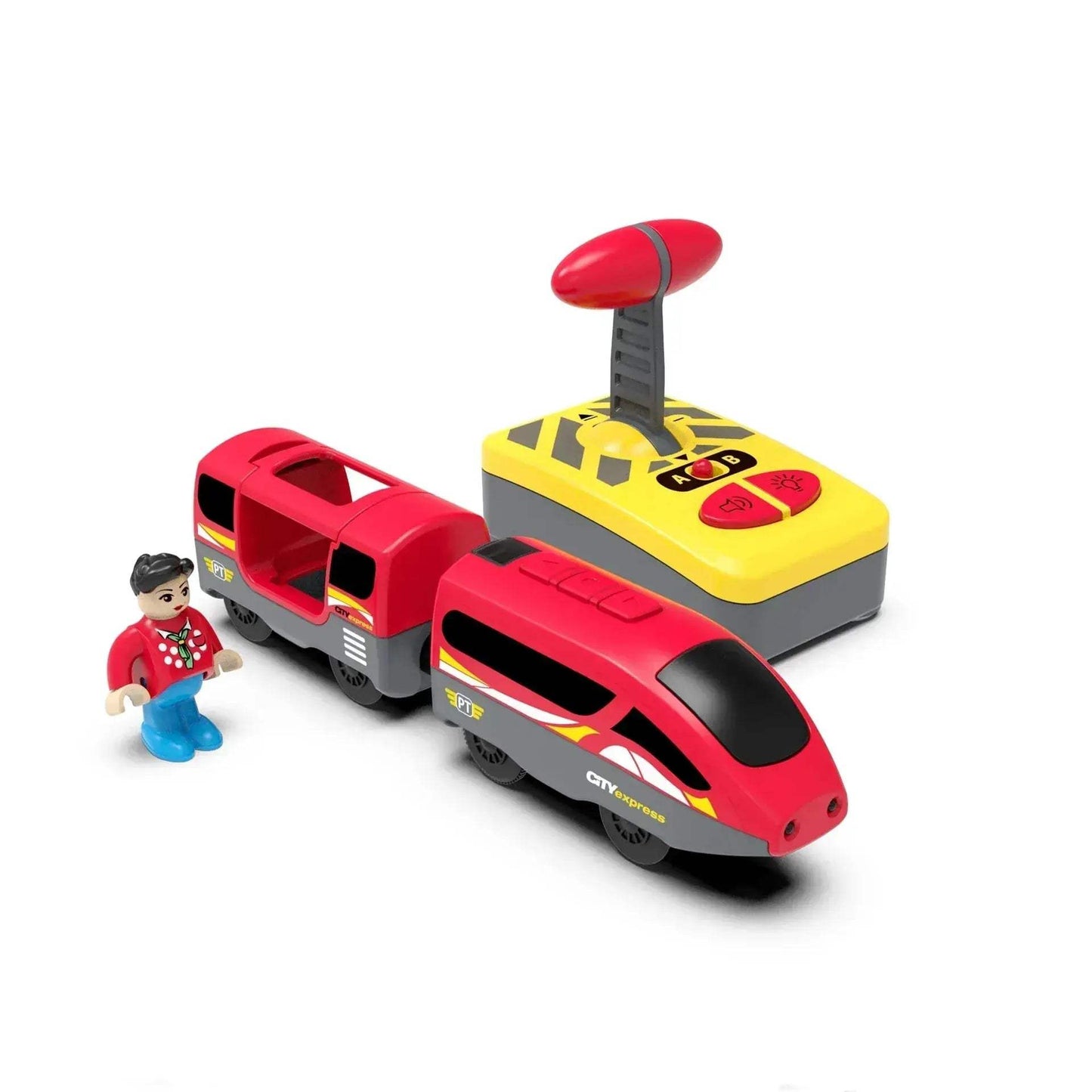 RC Train Track Set for Wood Railway Diecast Car Fun - ToylandEU