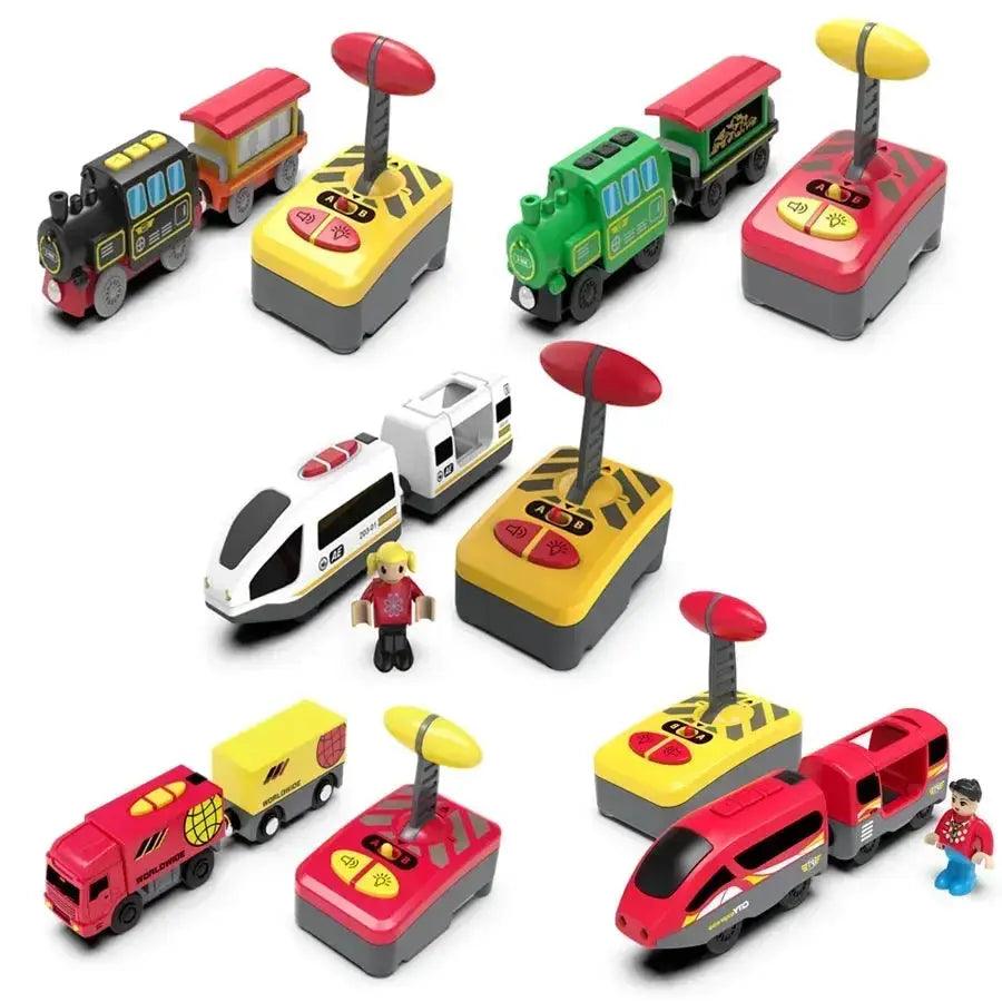  RC Train Track Set for Wood Railway No Battery Needed -  ToylandEU™