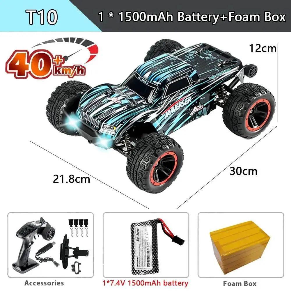  RC High-Speed 1:14 Brushless RC Monster Truck - 75KM/H 4WD Drift -  ToylandEU™