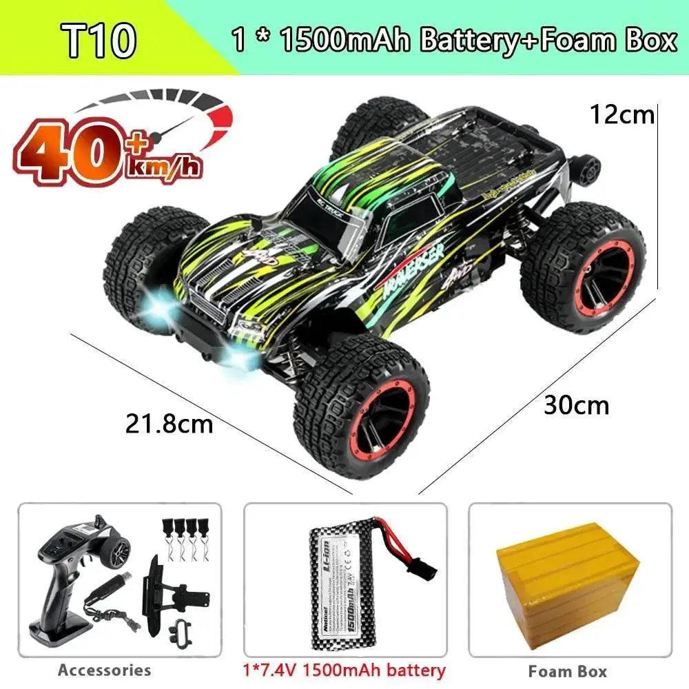  RC High-Speed 1:14 Brushless RC Monster Truck - 75KM/H 4WD Drift -  ToylandEU™