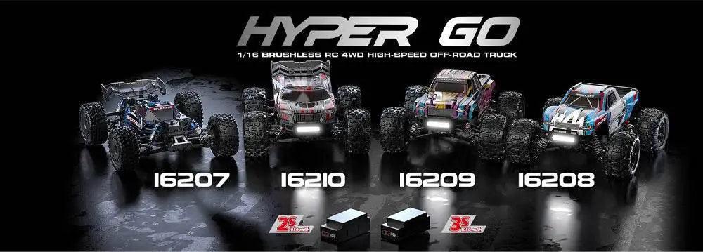  MJX 16208 V2.0 1/16 RC Cars 4WD Off-Road Truck Brushless -  ToylandEU™