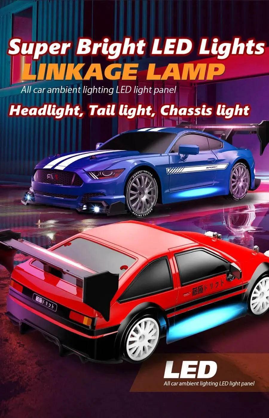  RC 4WD Remote Control Drift Car GTRPRO AE86PRO 1:24 Scale 4x4 Racing Truck - Perfect Gift for Kids and Adults -  ToylandEU™