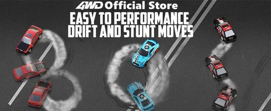  RC 4WD Remote Control Drift Car GTRPRO AE86PRO 1:24 Scale 4x4 Racing Truck - Perfect Gift for Kids and Adults -  ToylandEU™