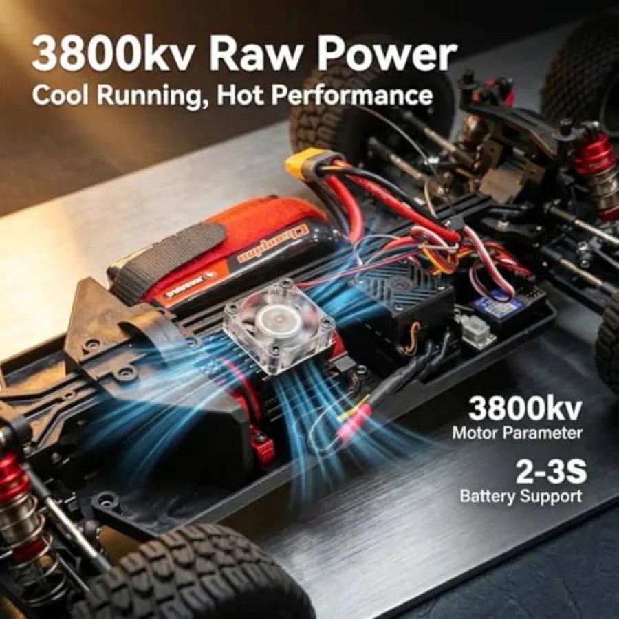  All Terrain RC Truck 4WD Gyro Stabilization 70 KMH 