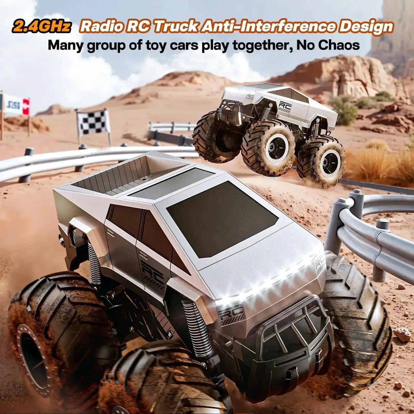  Amphibious 4WD RC Truck All Terrain Off Road Vehicle -  ToylandEU™
