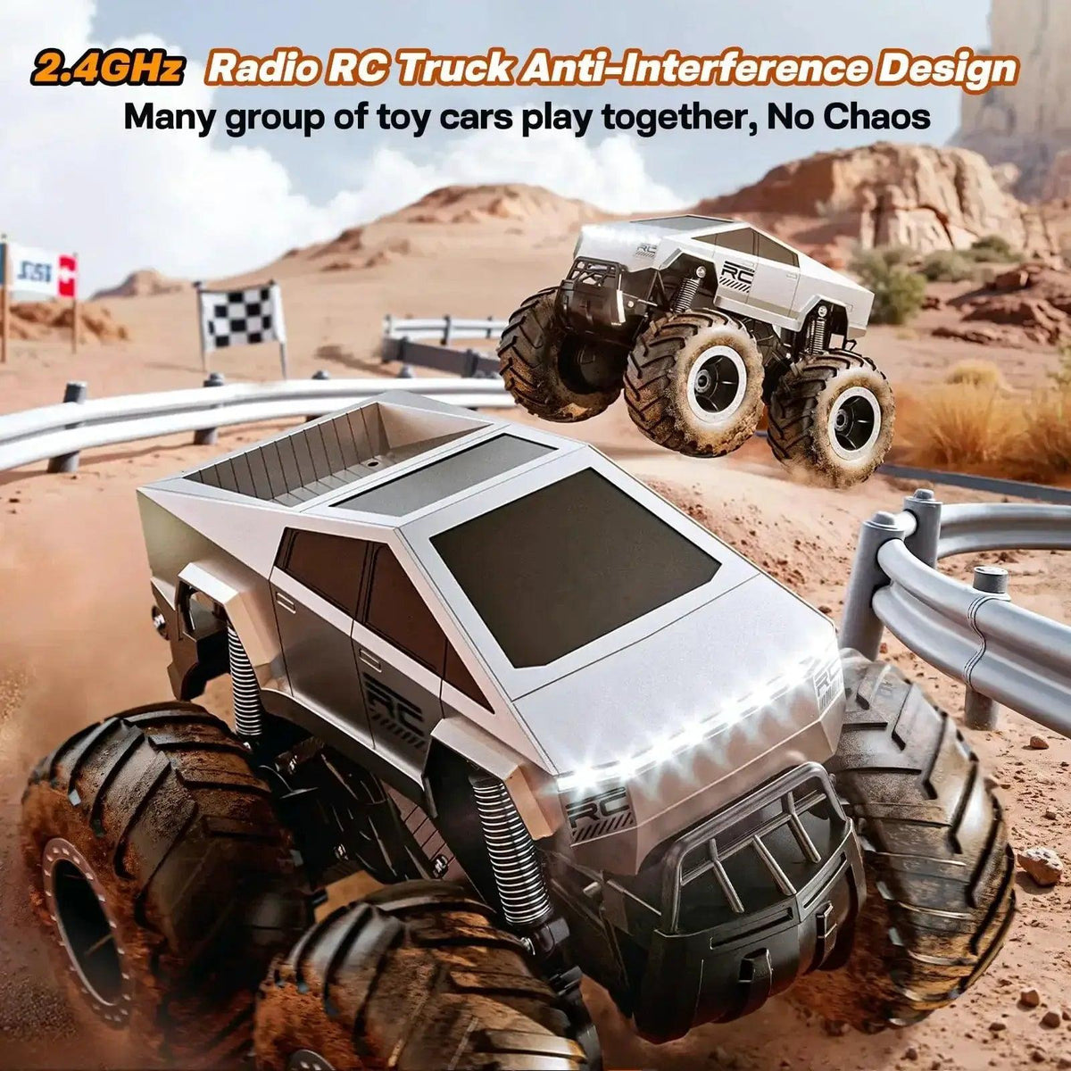  Amphibious 4WD RC Truck All Terrain Off Road Vehicle -  ToylandEU™