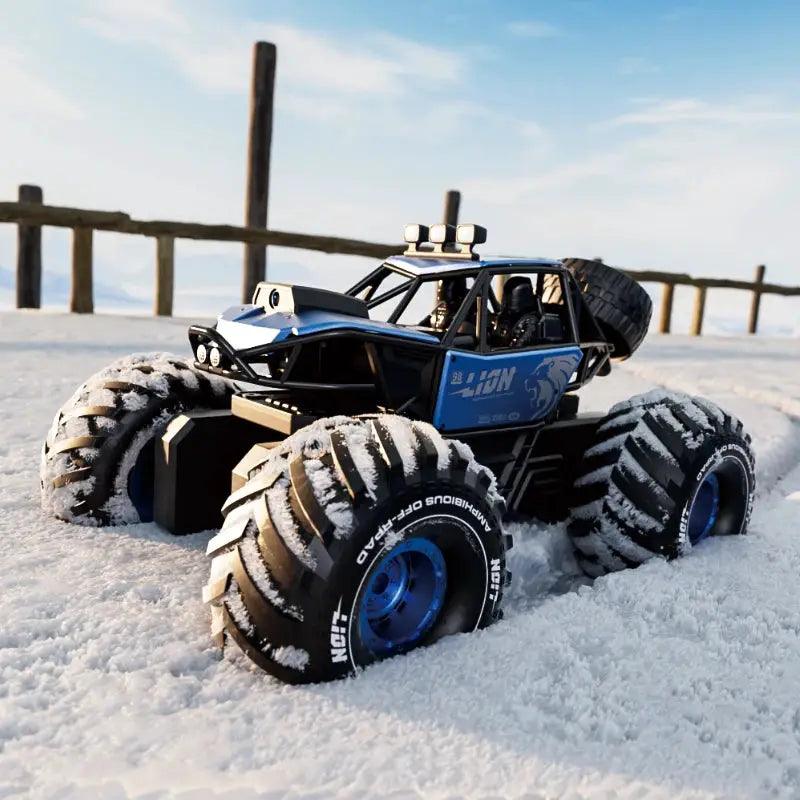  Amphibious RC Car 4WD Waterproof Stunt Truck For Kids -  ToylandEU™