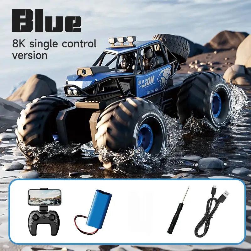  Amphibious RC Car 4WD Waterproof Stunt Truck For Kids -  ToylandEU™