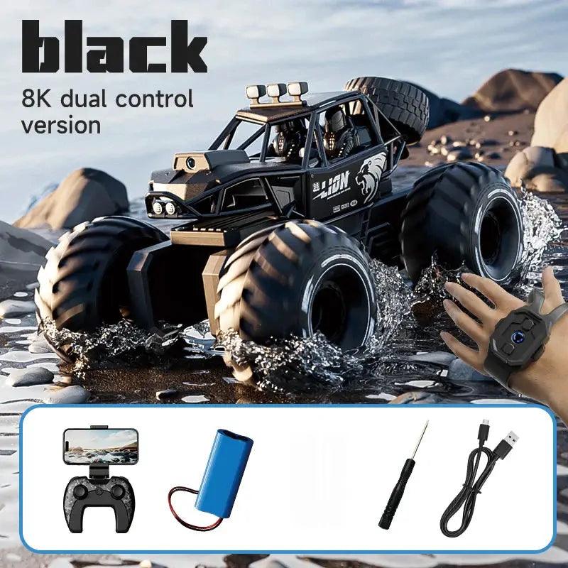  Amphibious RC Car 4WD Waterproof Stunt Truck For Kids -  ToylandEU™