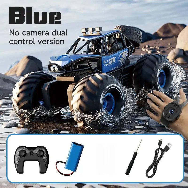  Amphibious RC Car 4WD Waterproof Stunt Truck For Kids -  ToylandEU™