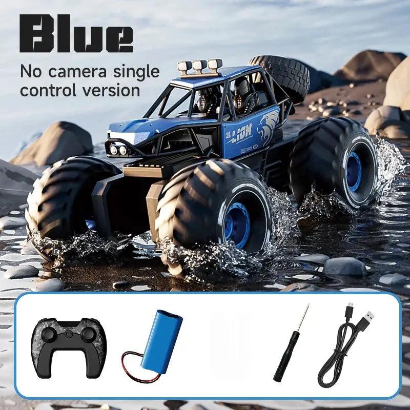  Amphibious RC Car 4WD Waterproof Stunt Truck For Kids -  ToylandEU™