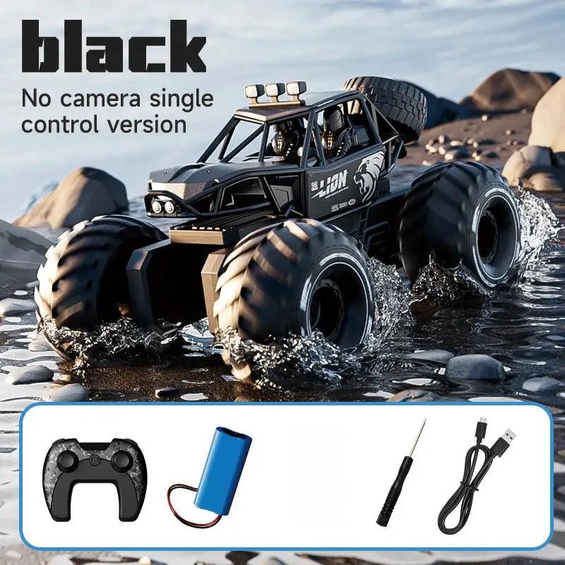  Amphibious RC Car 4WD Waterproof Stunt Truck For Kids -  ToylandEU™