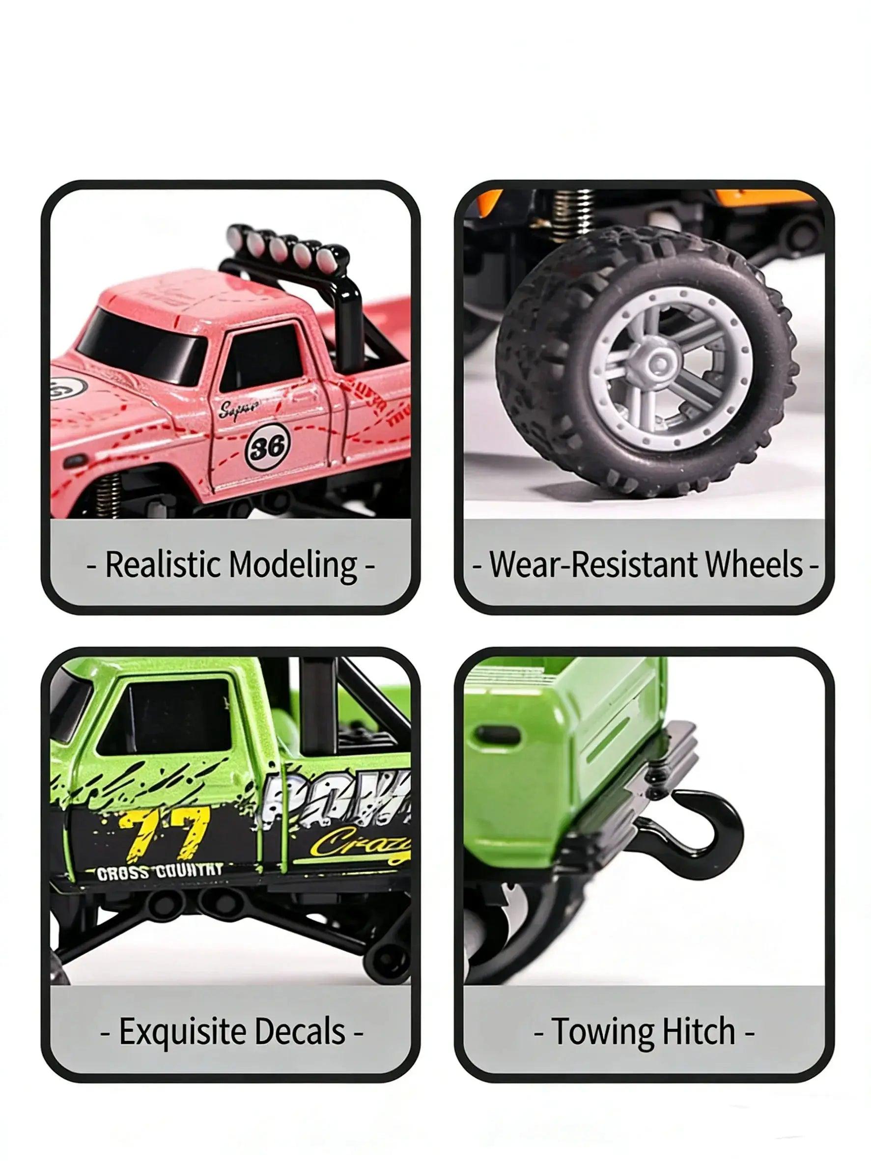  RC Car Monster Truck With Trailer GHz Remote Controller -  ToylandEU™