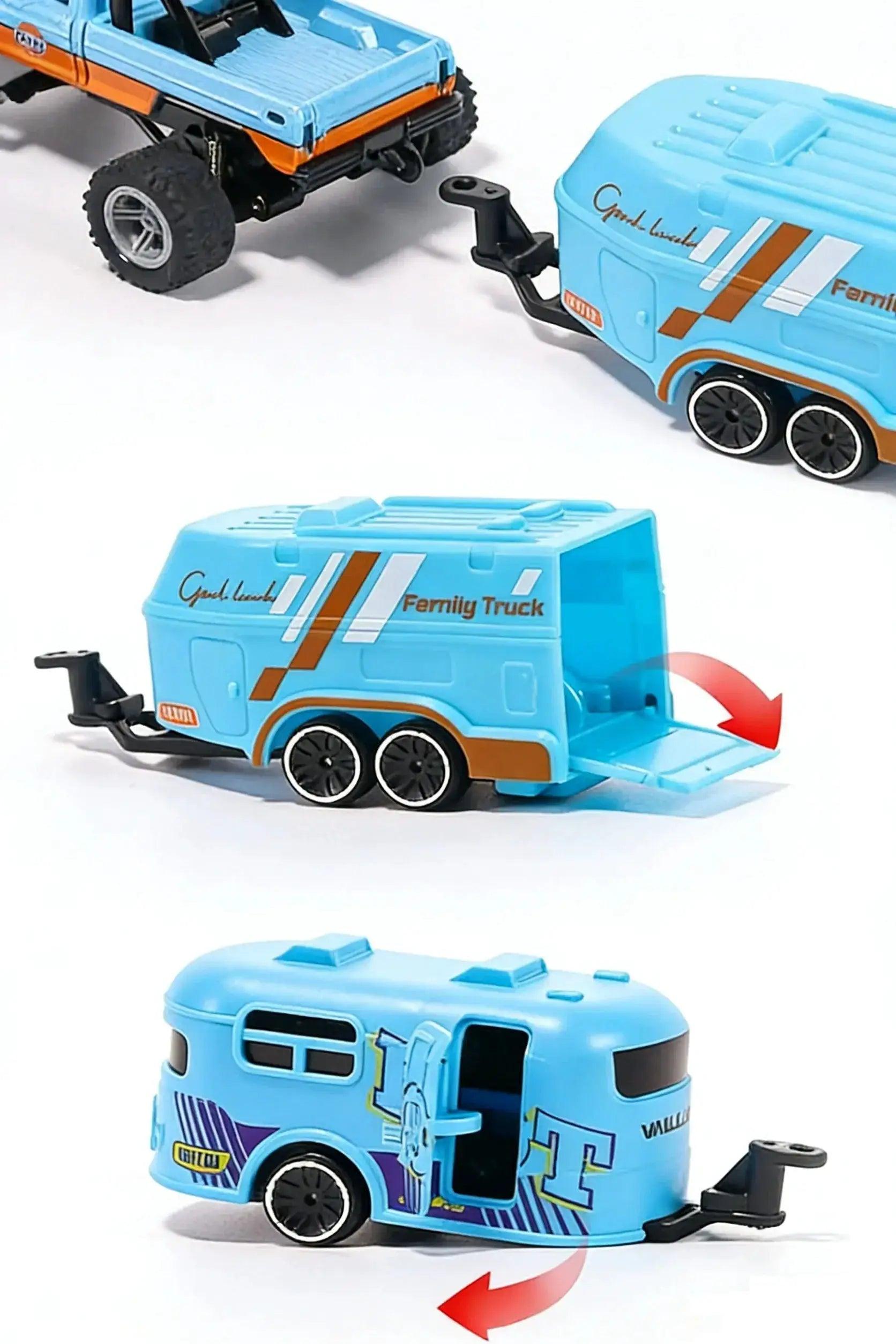  RC Car Monster Truck With Trailer GHz Remote Controller -  ToylandEU™