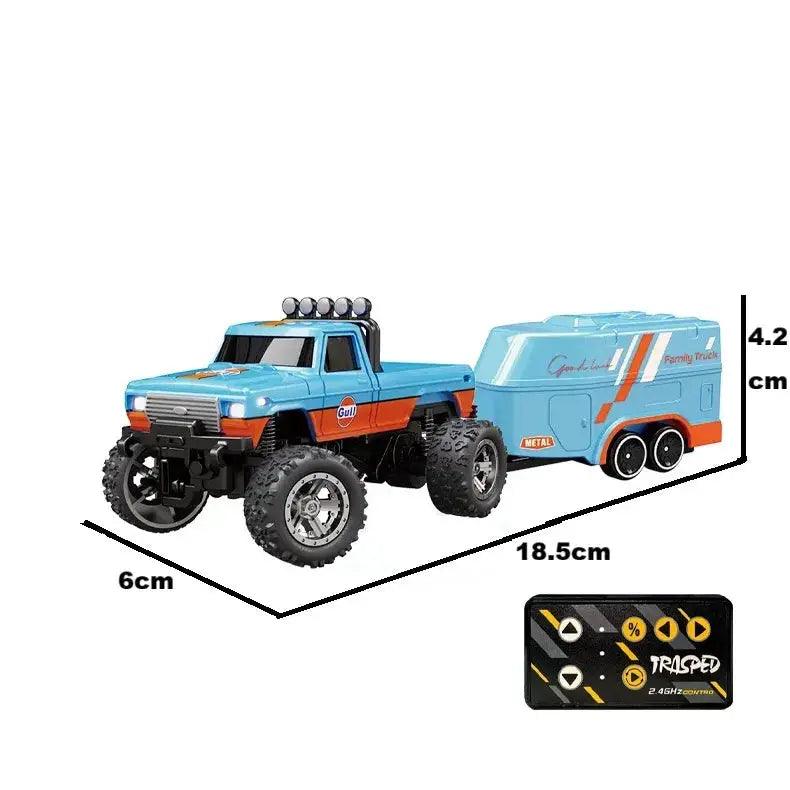  RC Car Monster Truck With Trailer GHz Remote Controller -  ToylandEU™