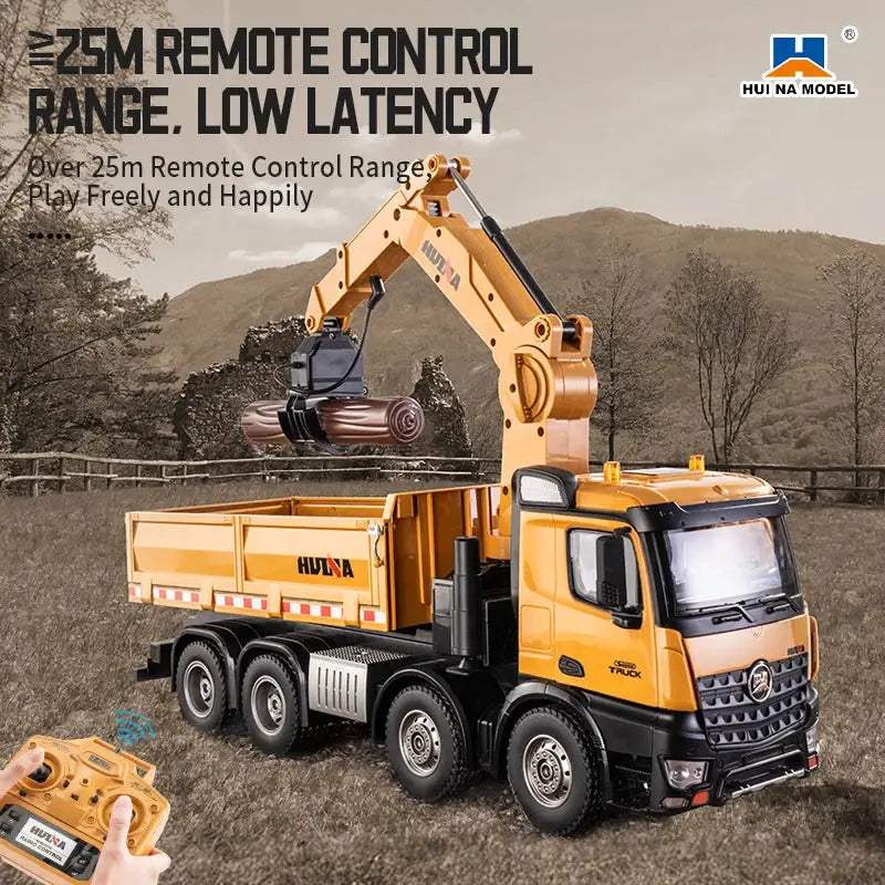  RC Truck High Detail With Wood Grabber And Dump Bed -  ToylandEU™