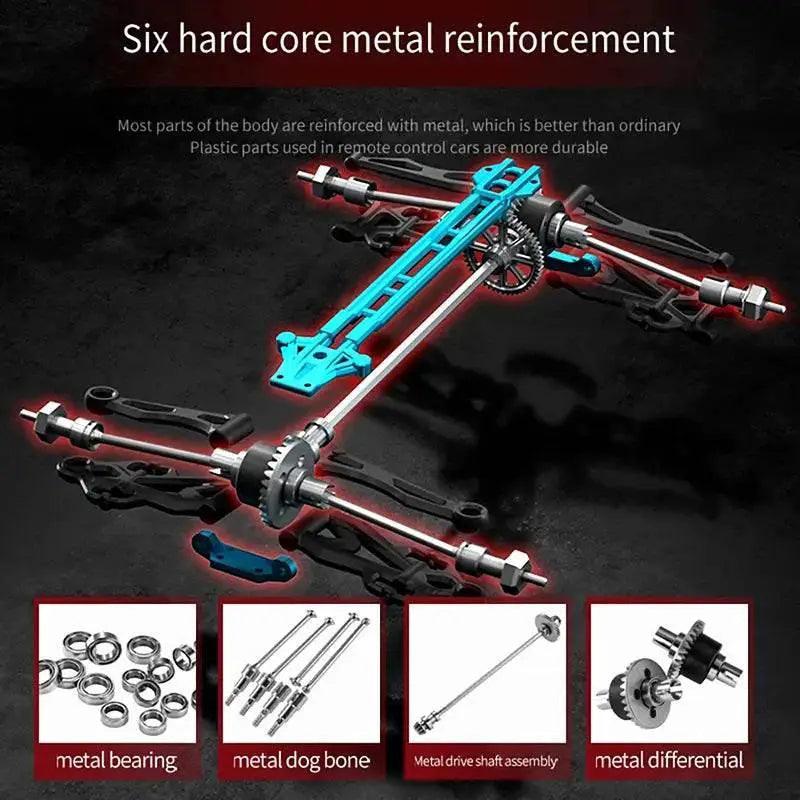  RC High-Speed 4WD Brushless RC Drift Truck - Thrilling Off-Road Adventure -  ToylandEU™