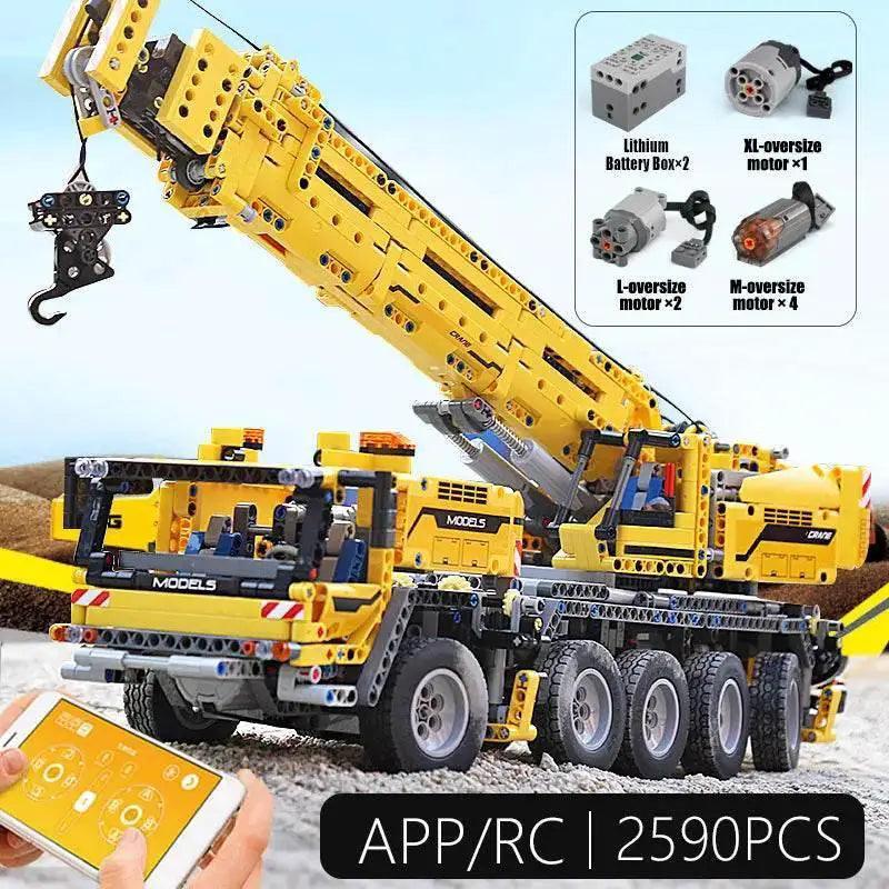  RC Innovative MOULD KING Remote Control Building Set: Crane, Excavator & Fire Truck -  ToylandEU™