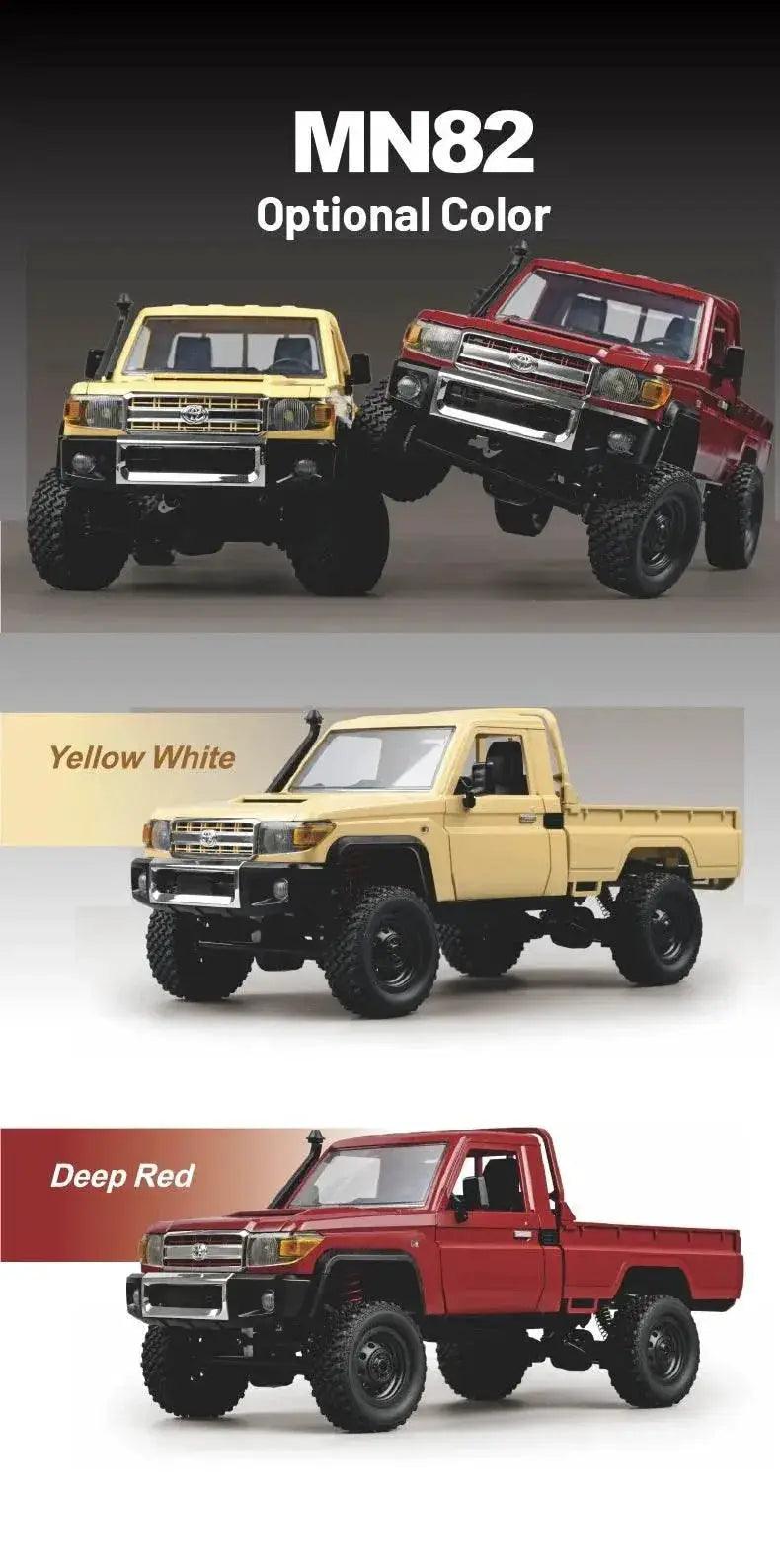  RC JJRC MN82 1:12 Scale 4x4 Remote Control Pickup Truck with LED Lights - Simulation Model for Kids & Hobbyists -  ToylandEU™