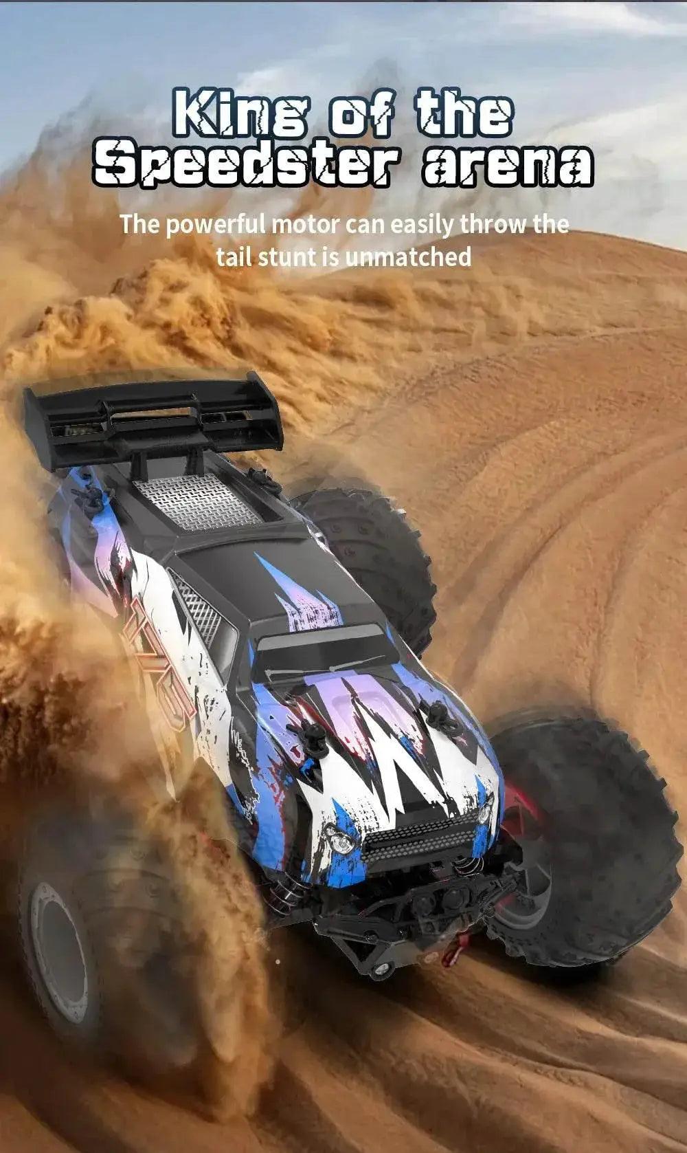  RC JJRC Q175 2.4GHz Dual Motor Remote Control Off-Road Truck with LED Lights - 1:18 Scale Children's RC Car -  ToylandEU™